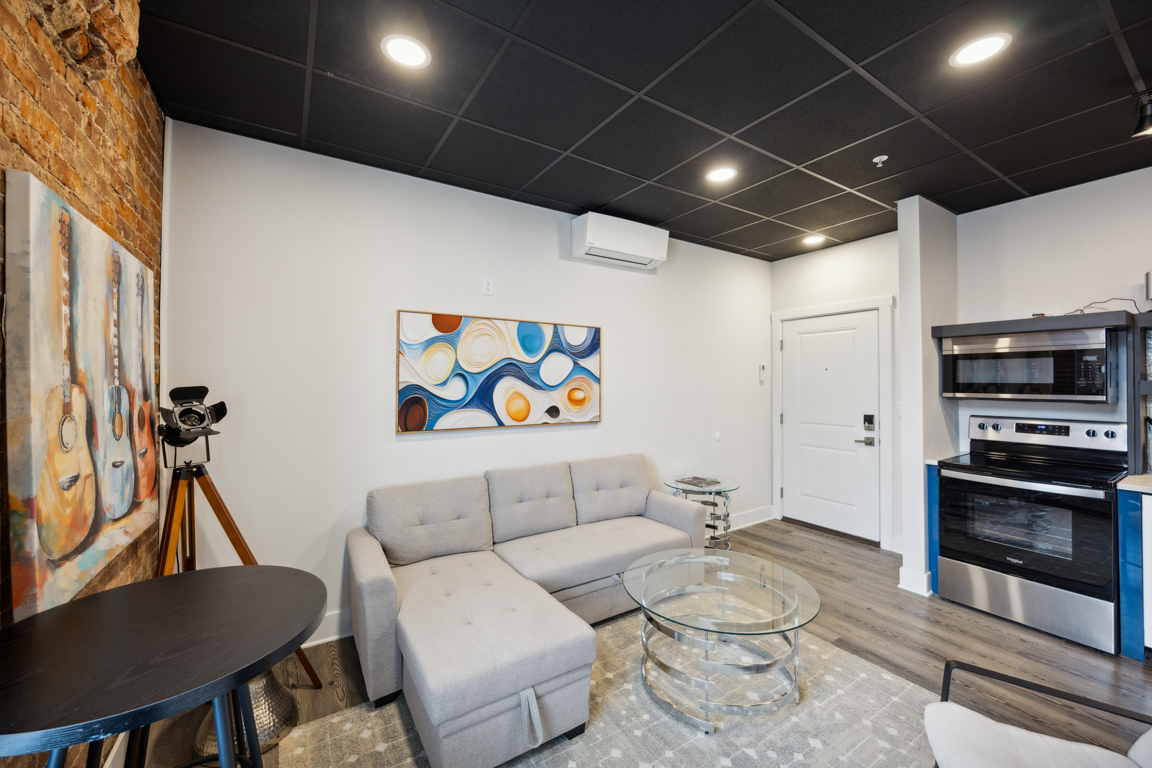 The Entertainment Suite Living Room and Kitchen 2, Louis X, Louisville, KY