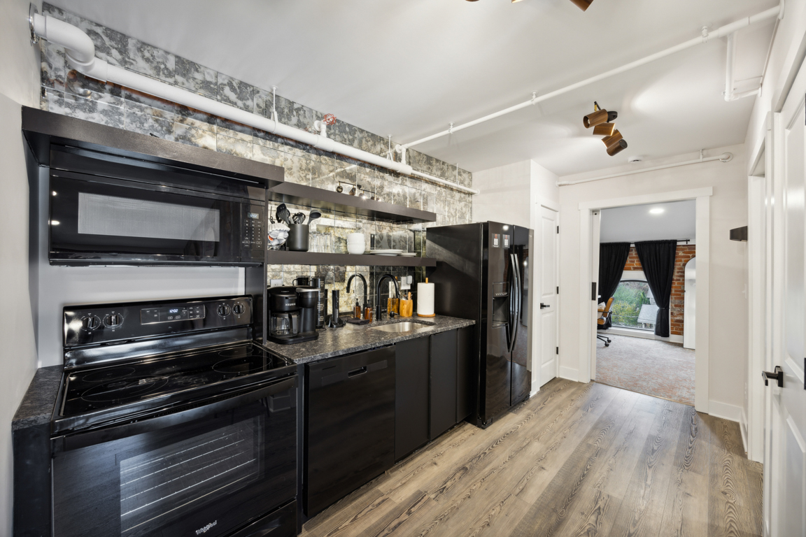 The Kentucky Derby Suite Kitchenette to Bedroom, Louis X, Louisville, KY