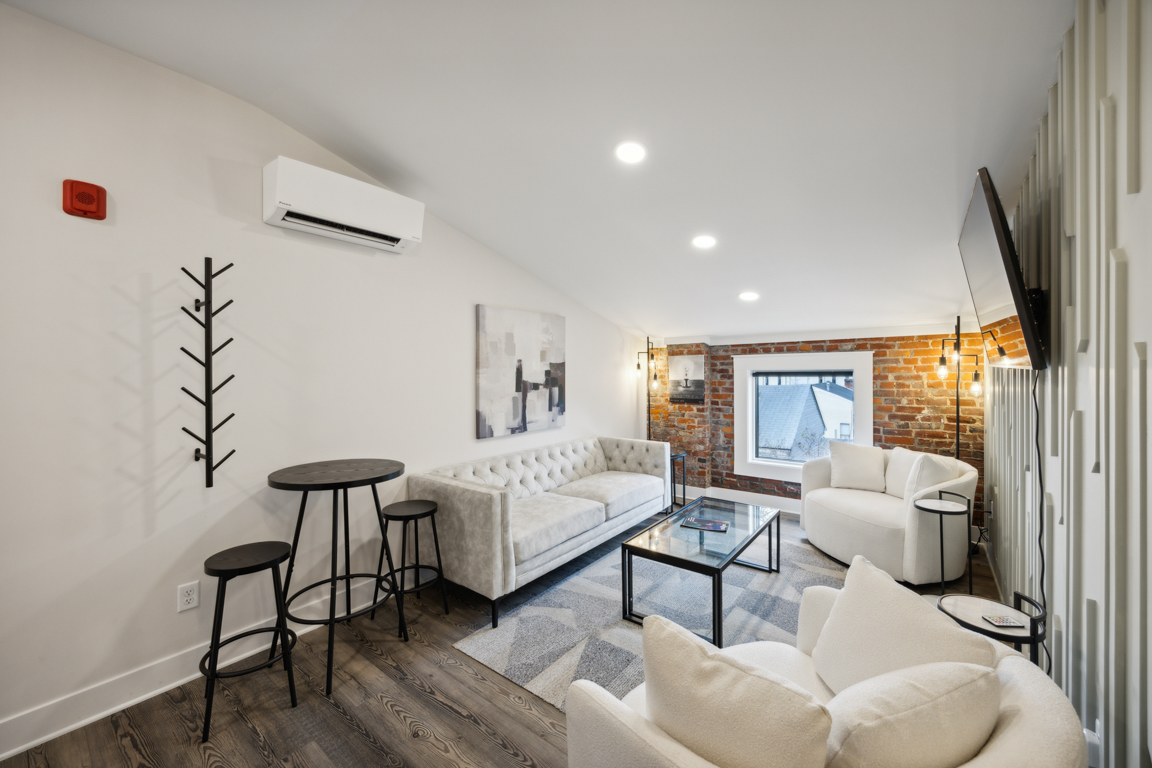 The Bourbon Suite Living Area 2, Louis X, Louisville, KY