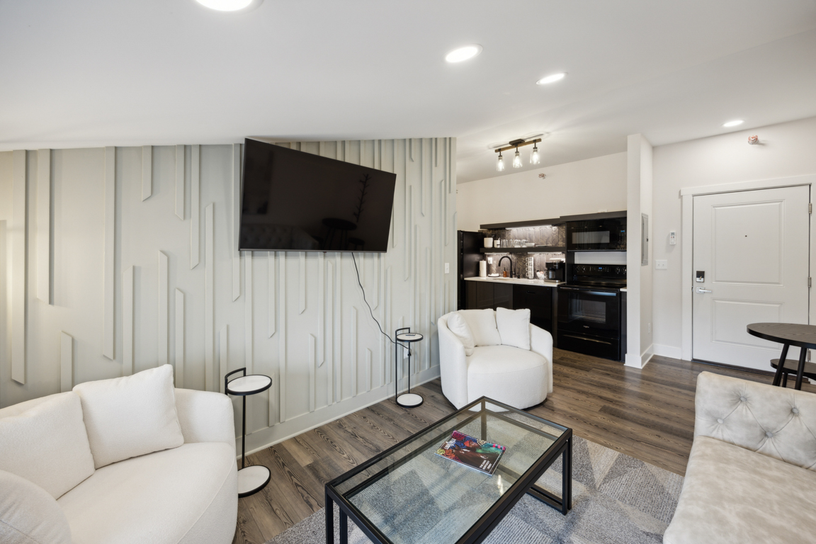 The Bourbon Suite Living Area and Dining, Louis X, Louisville, KY